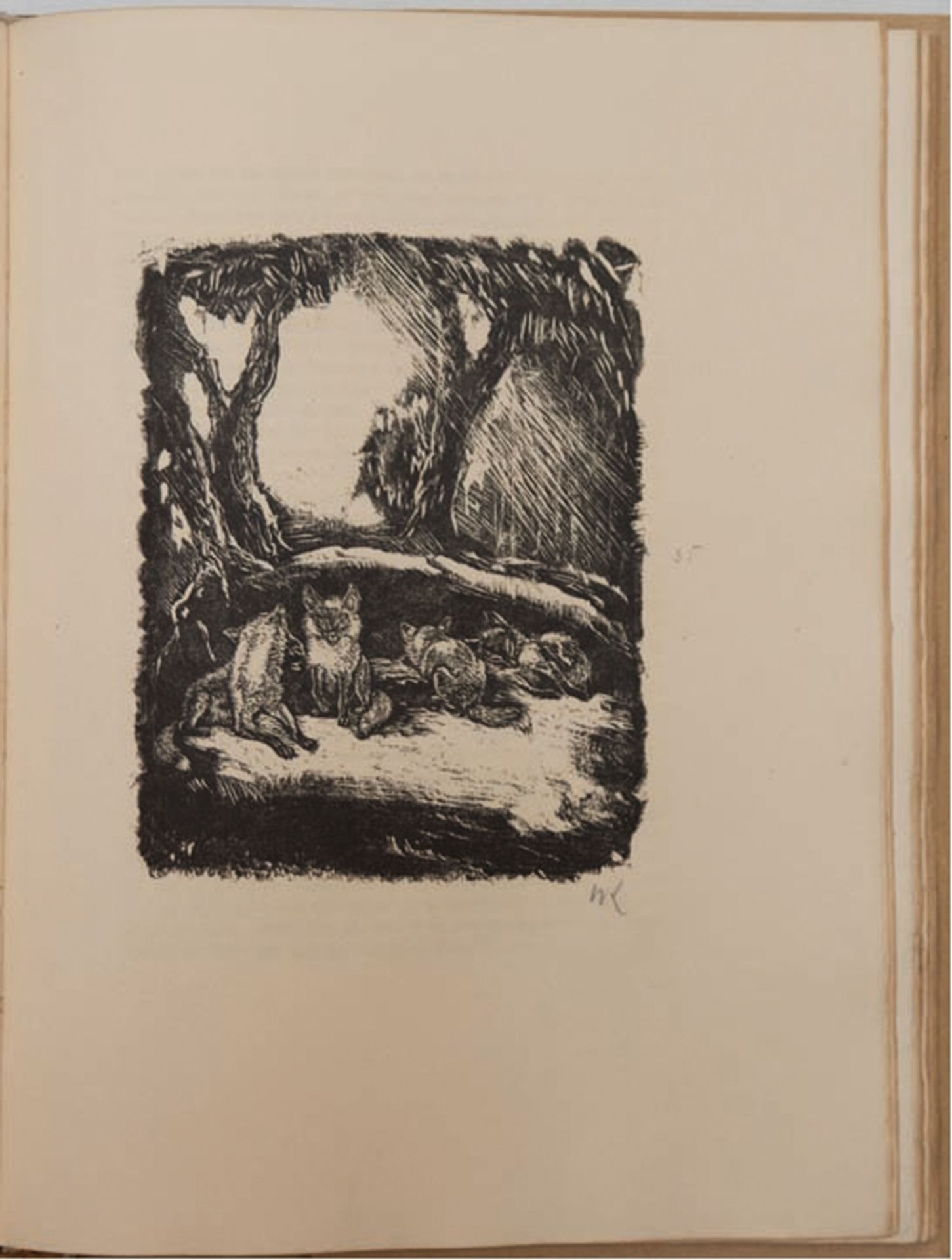 "Reinecke Fuchs", von Goethe, mit 47 handmonogrammierten Holzschnitten von Walther Klemm (1883-1957 - Image 2 of 2