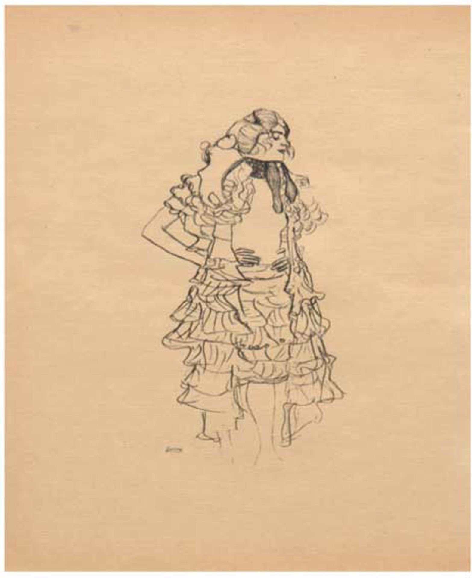 Klimt, Gustav (1862 Baumgarten-1918 Wien) "Die Hetarengesprache des Lukian",  um 1907, Heliogravure