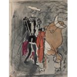 Braque, Georges (1882 Argenteuil, Frankreich-1963 Paris) "Torero", Farblitho., in der Platte sign.,