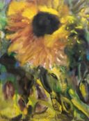 Malskat, Lothar (1912 Königsberg-1988 Lübeck) "Sonnenblumen", Aquarell, signiert u.m., monogrammier