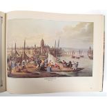 Buch "Romantische Reise durch das alte Deutschland", zahlreiche Abbildungen von Städten und Landsch