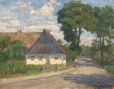 Zawadsky, Margarete von (1889- 1964 Berlin) "Linderode" Kreis Sorau Provinz Brandenburg, Öl/Lw., si