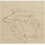 Klimt, Gustav (1862 Baumgarten/Wien-1918 Wien) "Aktstudie", Heliogravure,  sign. in der Platte u.l.