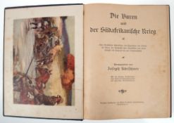 Buch "Der Südafrikanische Krieg", herausgegeben Joseph Kürschner, dabei Karte des Südafrikanischen 