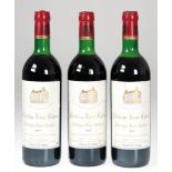 3 Flaschen Rotwein "Chateau-Montagne-Saint-Emilion", Frankreich 1978