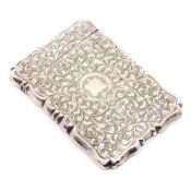 Zigarettenetui. Silber