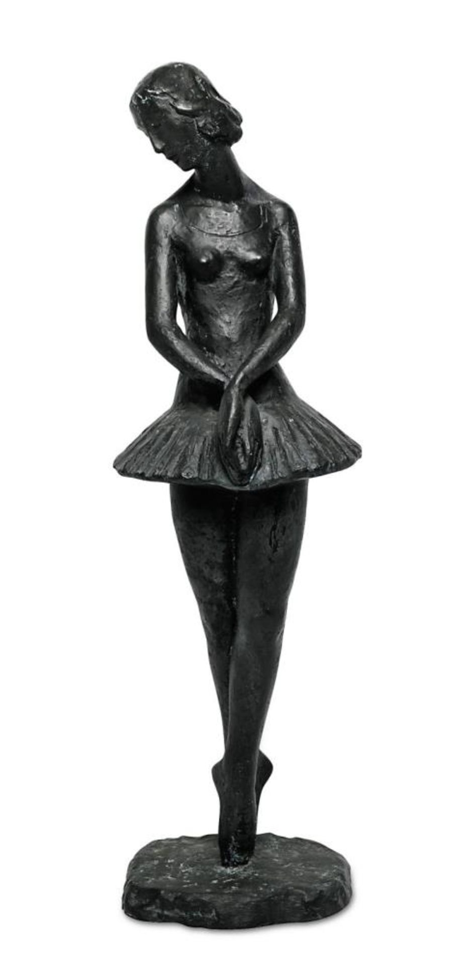 Ballerina. Bronze, dunkel patiniert.