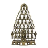 Jain-Altar. Bronze.