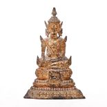 Buddha. Südostasien | Bronze, vergoldet.