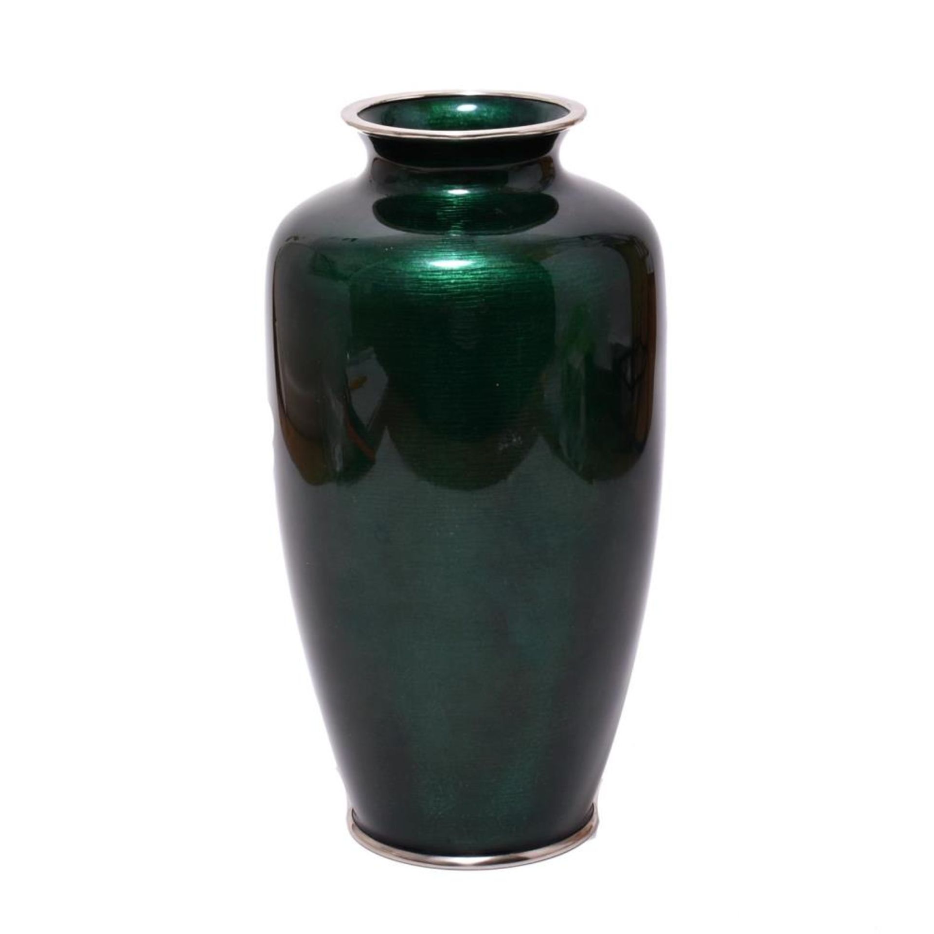 Vase. Wohl Japan | Ginbari-Cloisonné. - Image 2 of 2