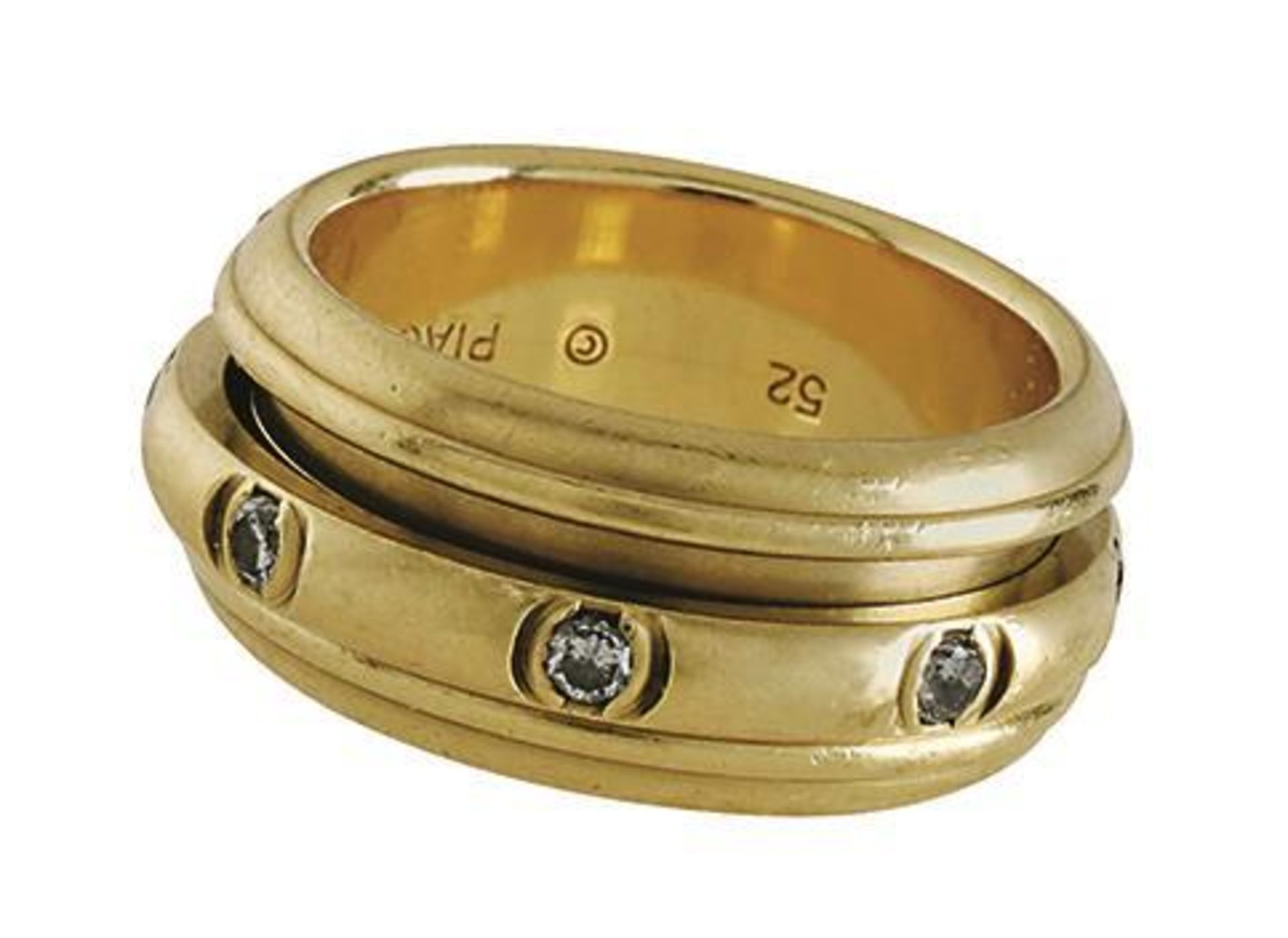 Ring. Piaget, Modell "Possession" | 18 K GG, Marke (750) und signiert.