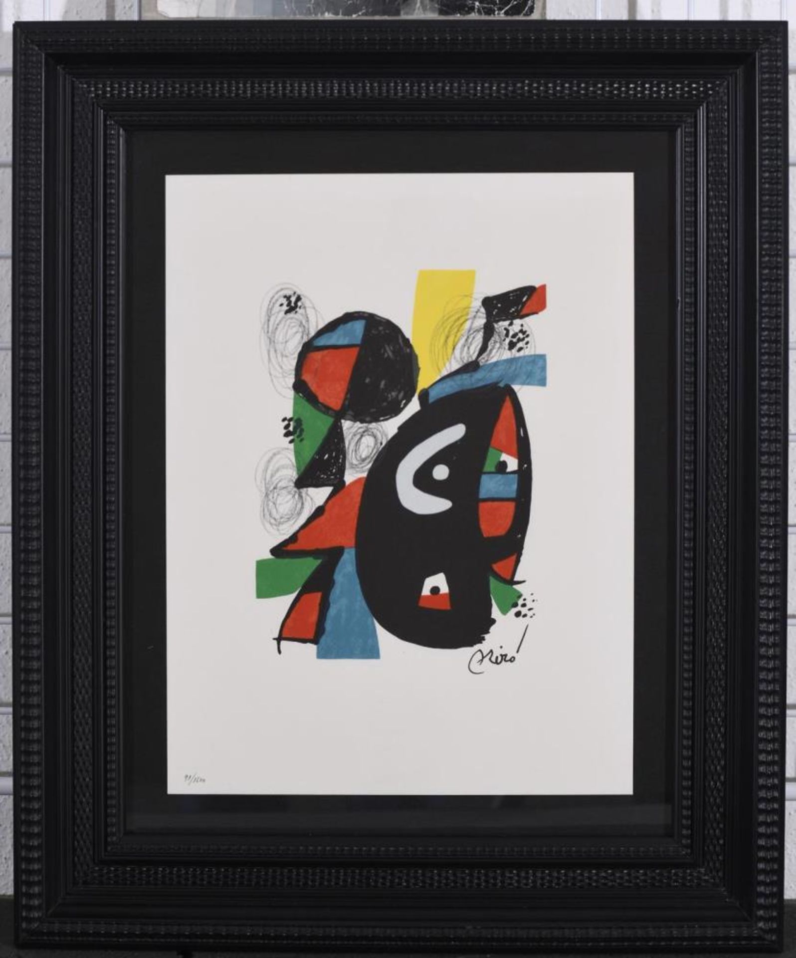 MIRÓ, JOAN. Aus: "La Mélodie Acide". Ein Paar Farblithographien. - Image 2 of 3