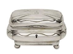 Zuckerdose. Wohl Deutsch, 19. Jh. | Silber.