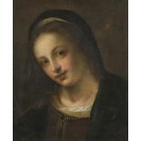 WOHL ITALIEN. Madonna. Öl auf Lwd.