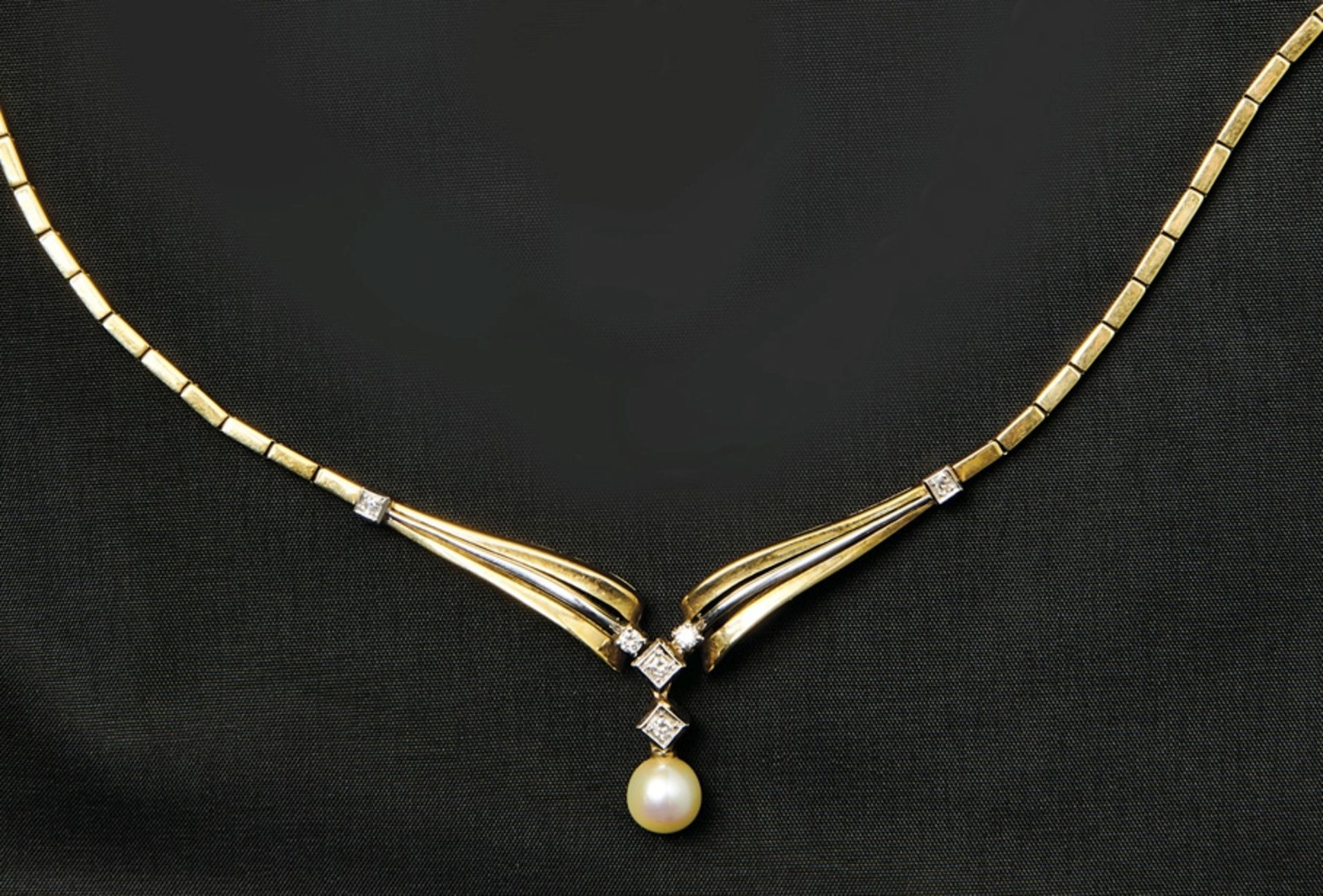 Brillant-Perl-Collier 2. H. 20.