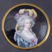 Miniaturportrait von Marie Antoinette