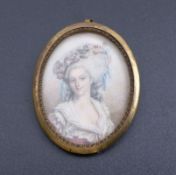 Miniaturportrait der Prinzessin de Lamballe