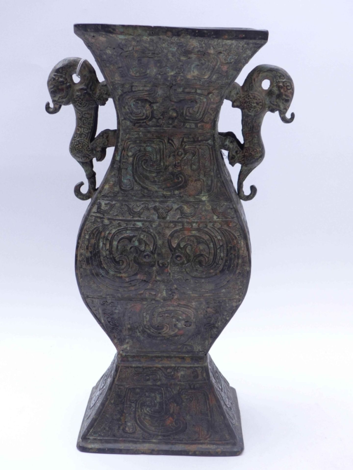 Große Vase in "Tsun"-Form China, 19. - Bild 3 aus 8
