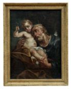 Trevisani, Francesco (Attrib.): Der heilige Josef mit dem Jesusknaben