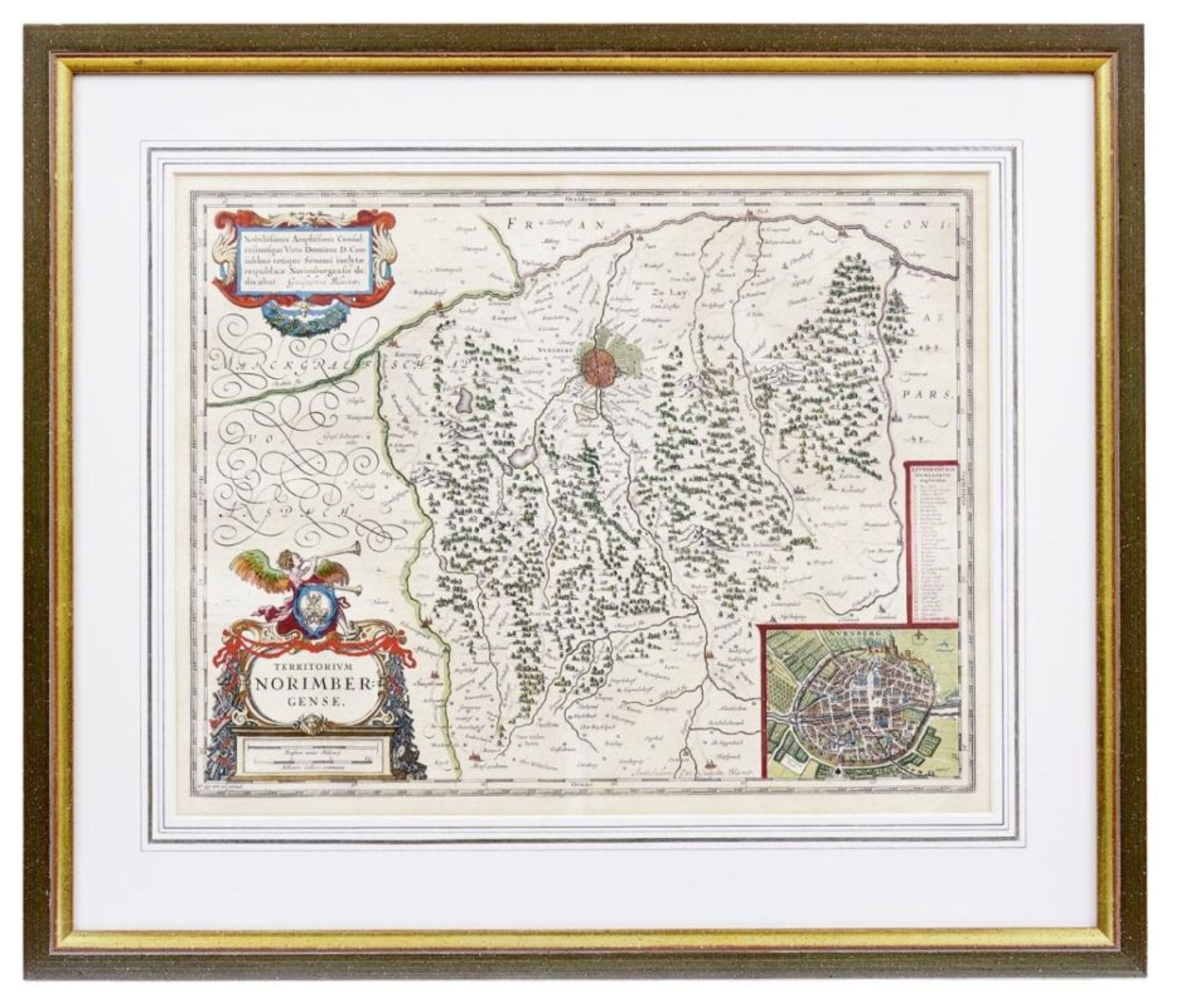 Blaeu, Willem: "Territorium Norimbergense"