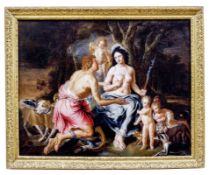 Venus und Adonis, Flämischer Barockmaler des 17. Jahrhunderts