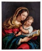 Madonna mit Kind, Lombardischer Meister des 17. Jahrhunderts