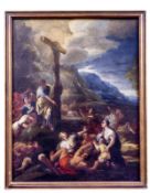 Moses und die eherne Schlange, Neapel, 17. Jh., Kreis des Luca Giordano