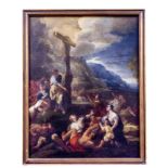 Moses und die eherne Schlange, Neapel, 17. Jh., Kreis des Luca Giordano