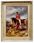 Richter, Wilhelm (Attrib.): Kaiser Franz Joseph I. als Jagdreiter zu Pferd