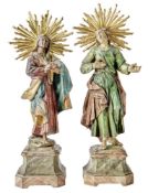 Paar Heiligenfiguren