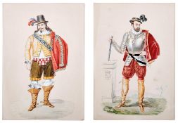 Französischer Edelmann und Musketier