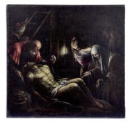 Bassano, Jacopo da Ponte - Werkstatt: Kreuzabnahme Christi