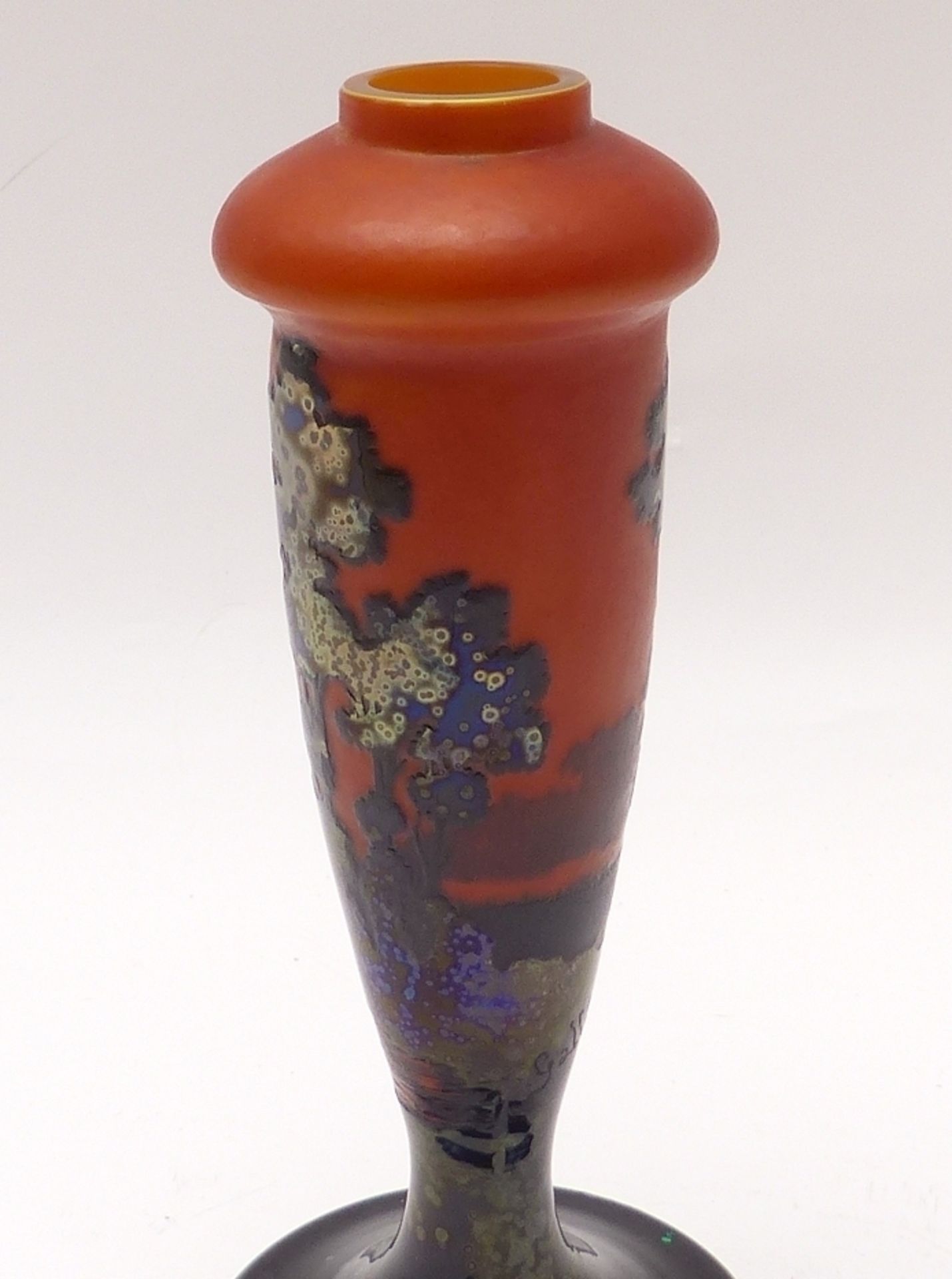 Jugendstil-Vase, Emile Gallé, Nancy - A. 20. Jh. - Image 10 of 10