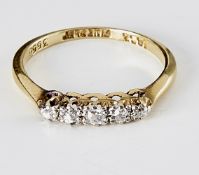 Zarter Diamant-Ring, Um 1900