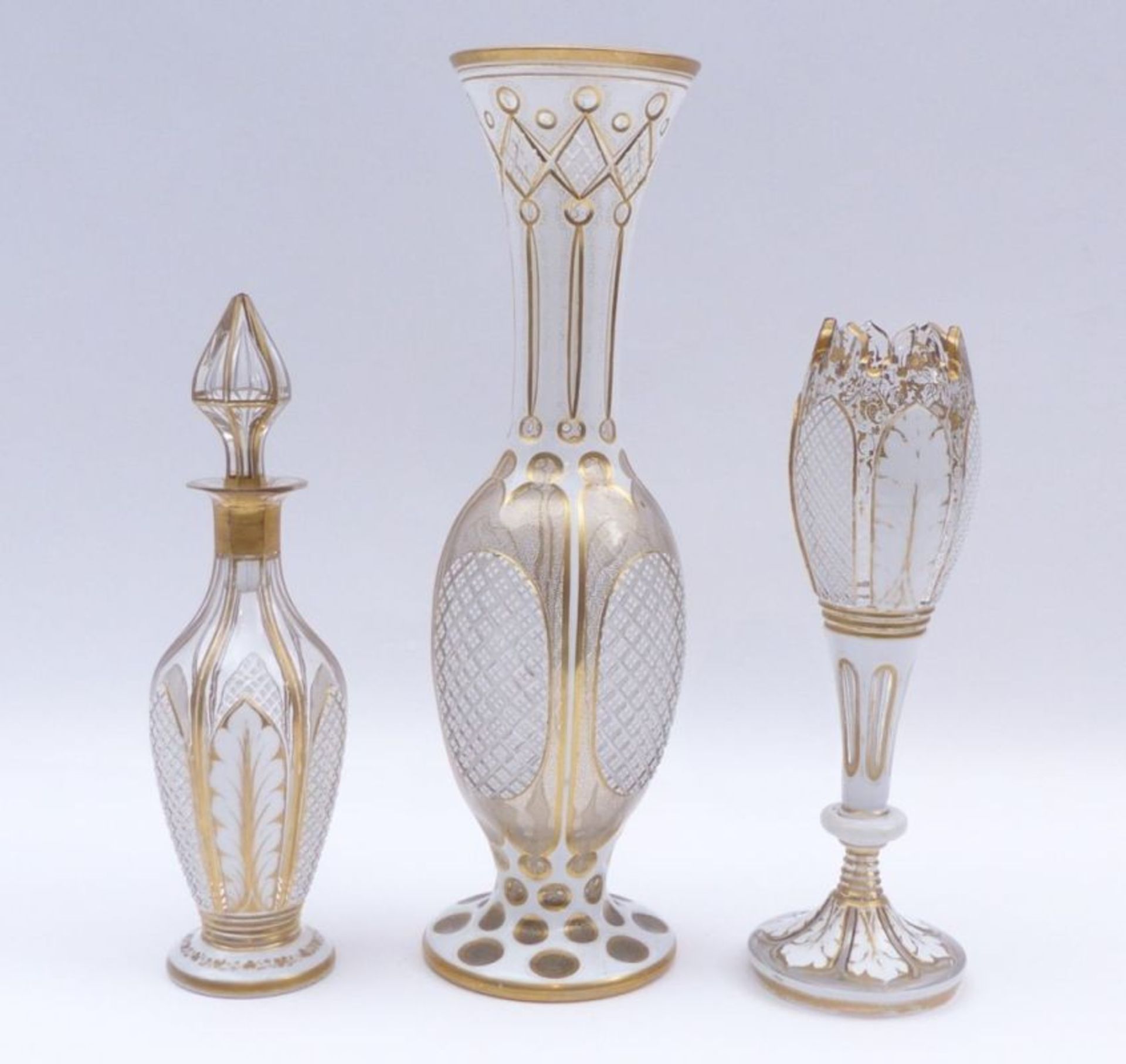 Zwei Vasen und ein Flakon - Image 2 of 6