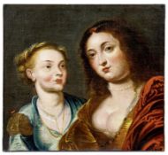 Bildnis zweier Frauen, Flämischer Meister des 17. Jahrhunderts