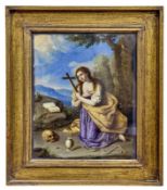 Die büßende Maria Magdalena, Bologneser Schule, A. 17. Jh., Kreis des Guido Reni