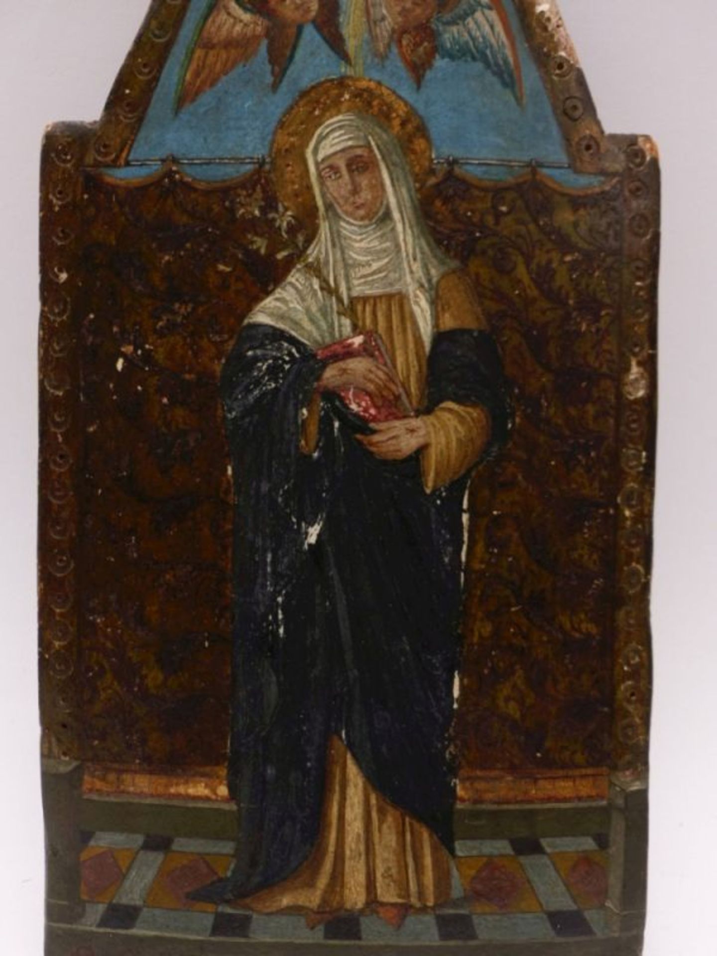 Kleines Andachtsbild mit der heiligen Katharina von Siena - Bild 3 aus 7