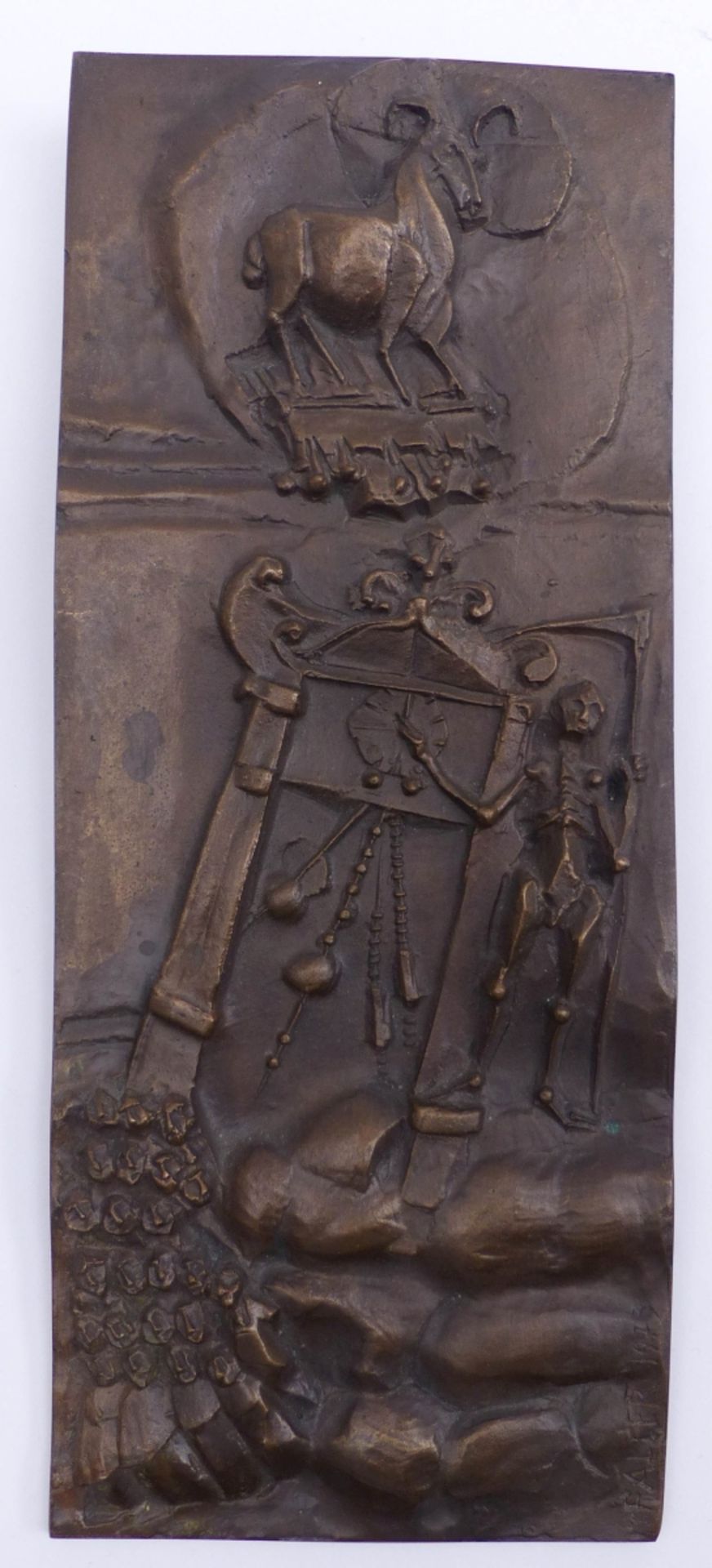 Faller, Max, Drei Bronzereliefs - Image 4 of 5