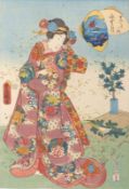 Utagawa Kunisada (Toyokuni III.), Der 6. Monat - Minazuki