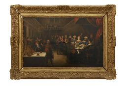 Das Gastmahl des Belsazar, Niederländischer Meister des frühen 17. Jahrhunderts