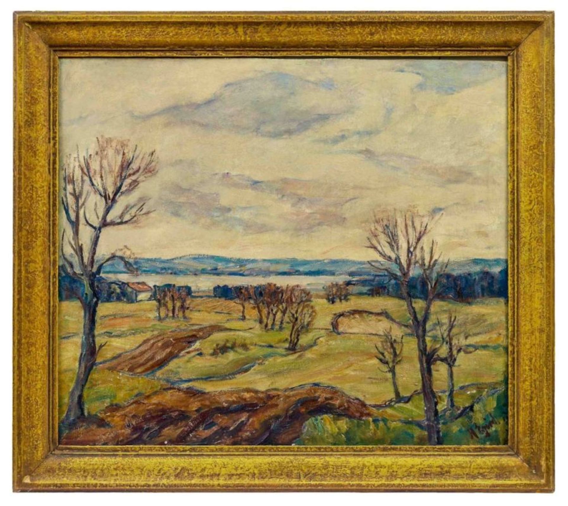 Herbst am Starnberger See, Landschaftsmaler des frühen 20. Jahrhunderts
