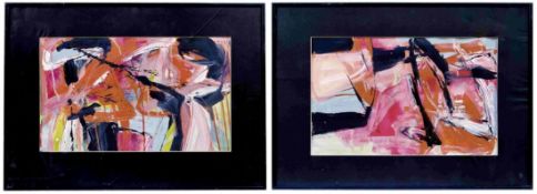 Richter, Cornelius: Zwei abstrakte Kompositionen