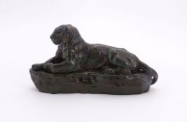 Barye, Antoine-Louis, Liegender Panther