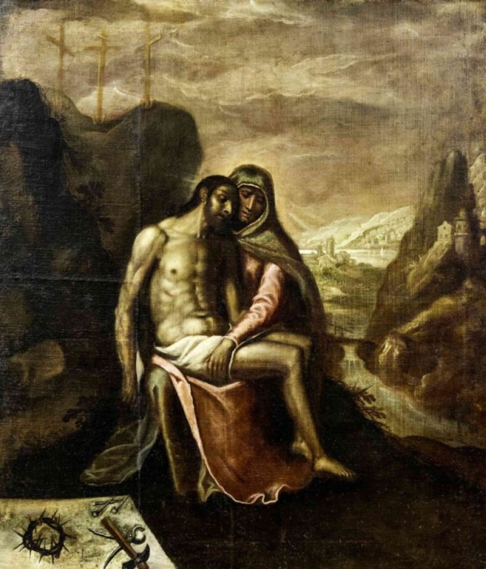 Brusasorzi, Domenico (Attrib.): Pietà - Image 2 of 2