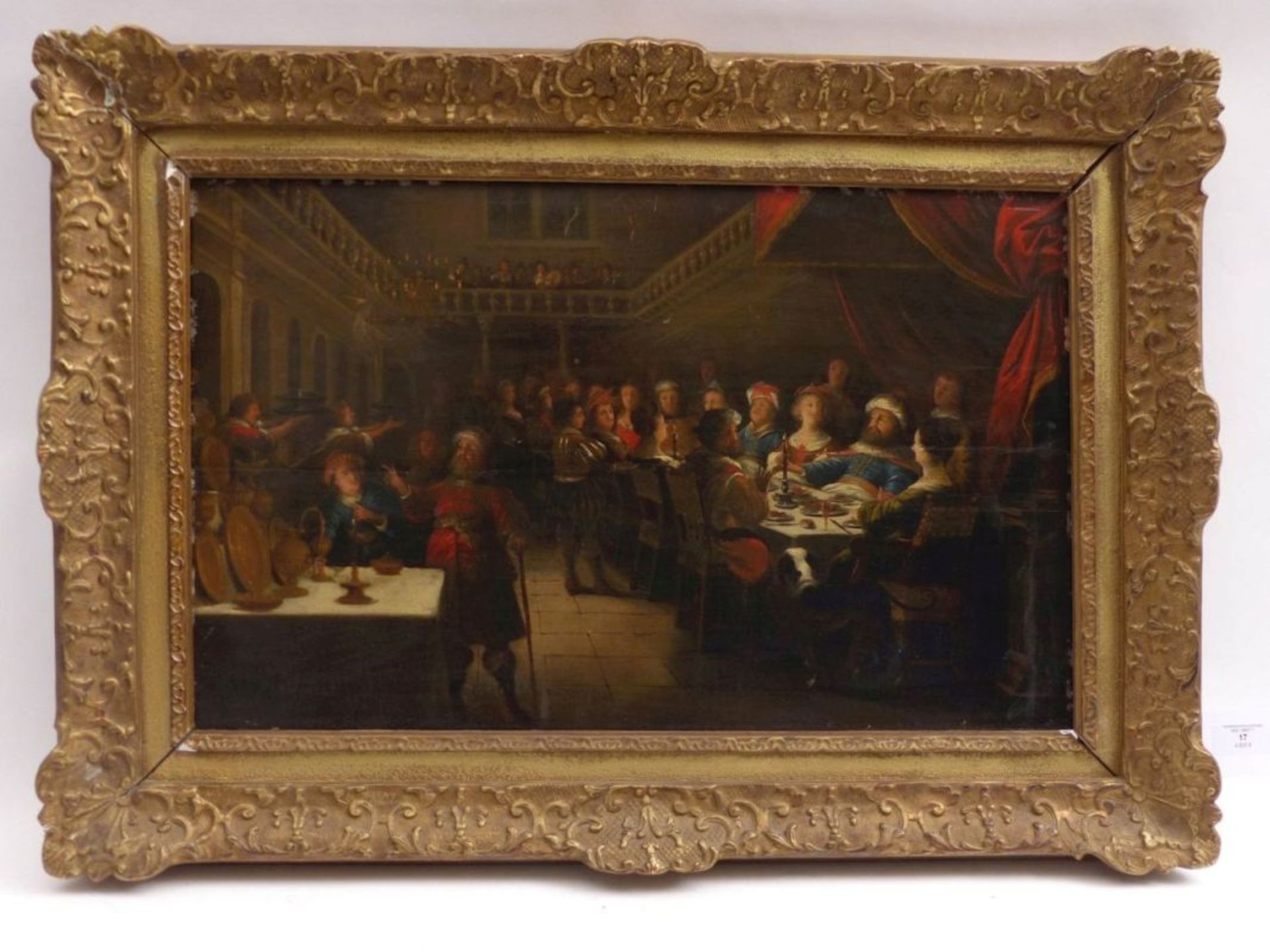 Das Gastmahl des Belsazar, Niederländischer Meister des frühen 17. Jahrhunderts - Image 3 of 12