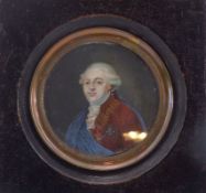 Miniaturbildnis Ludwig XVI., 18. Jh.