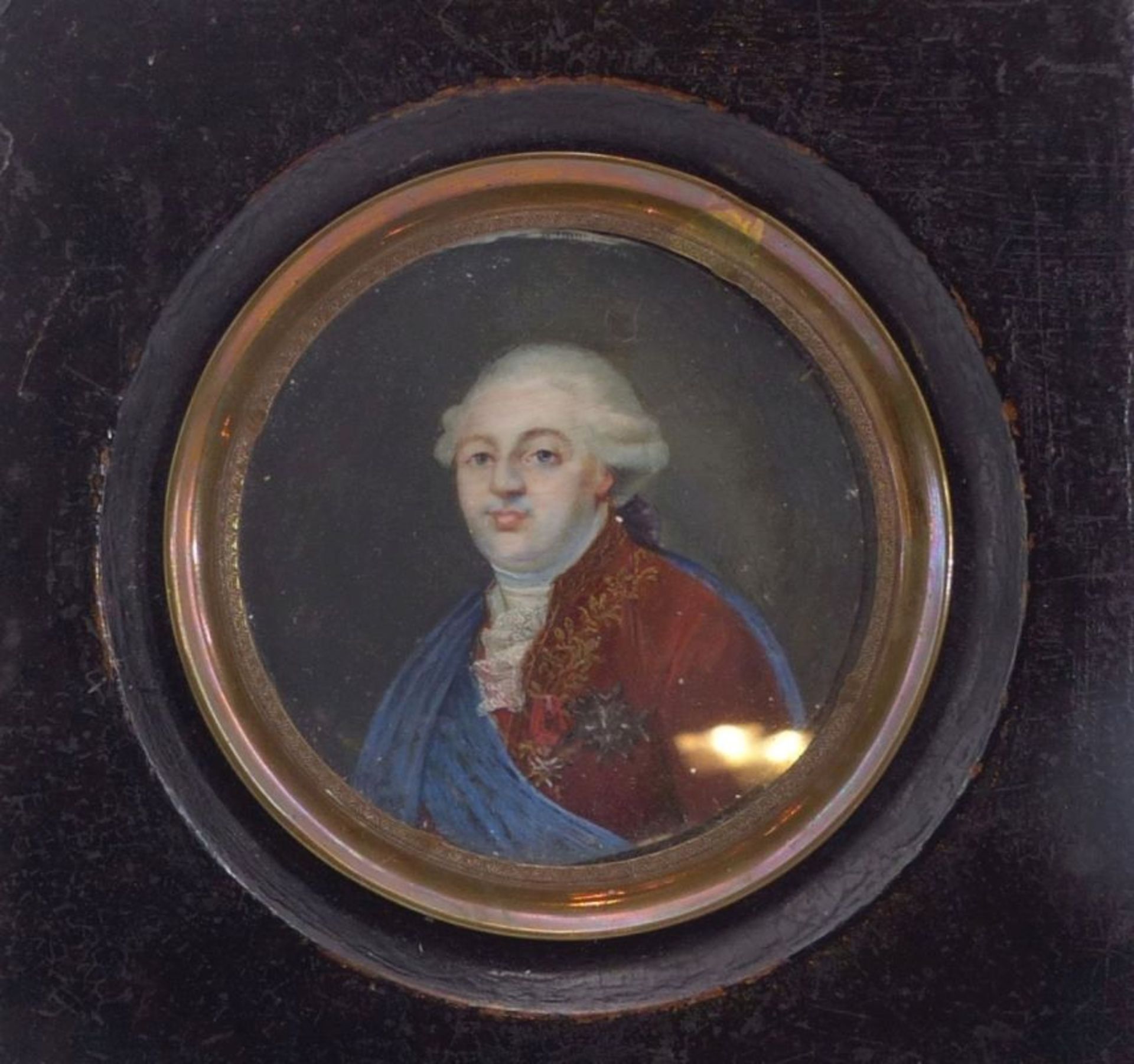 Miniature portrait of Louis XVI.,18th century