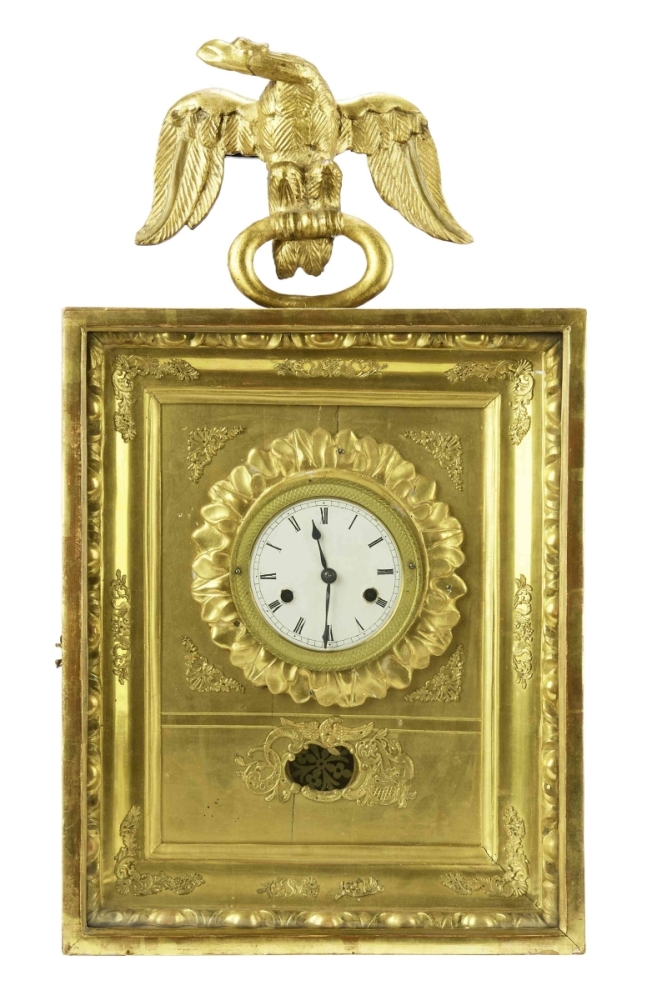 Biedermeier-Rahmenuhr, Wohl Wien, um 1830