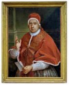 Bildnis des Papstes Pius VI., Römischer Portraitmaler des 18. Jahrhunderts